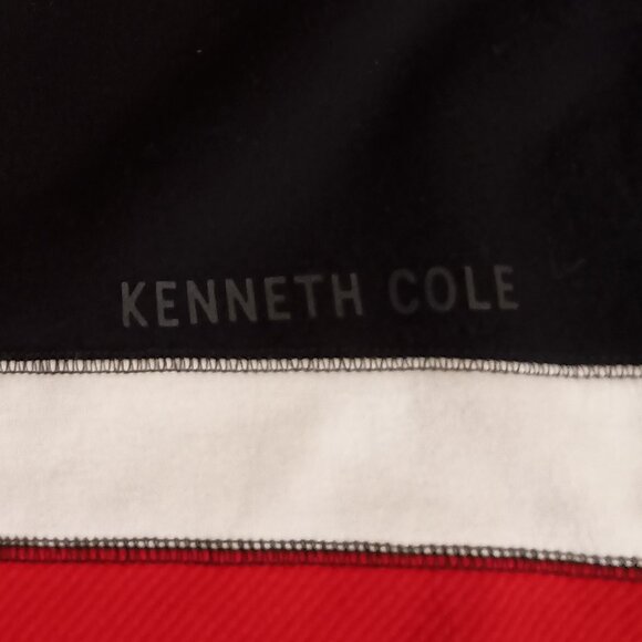 Kenneth Cole Mobility Fleece Crew Neck Sweatshirt Red White Black Men’s Size M N - Picture 4 of 16